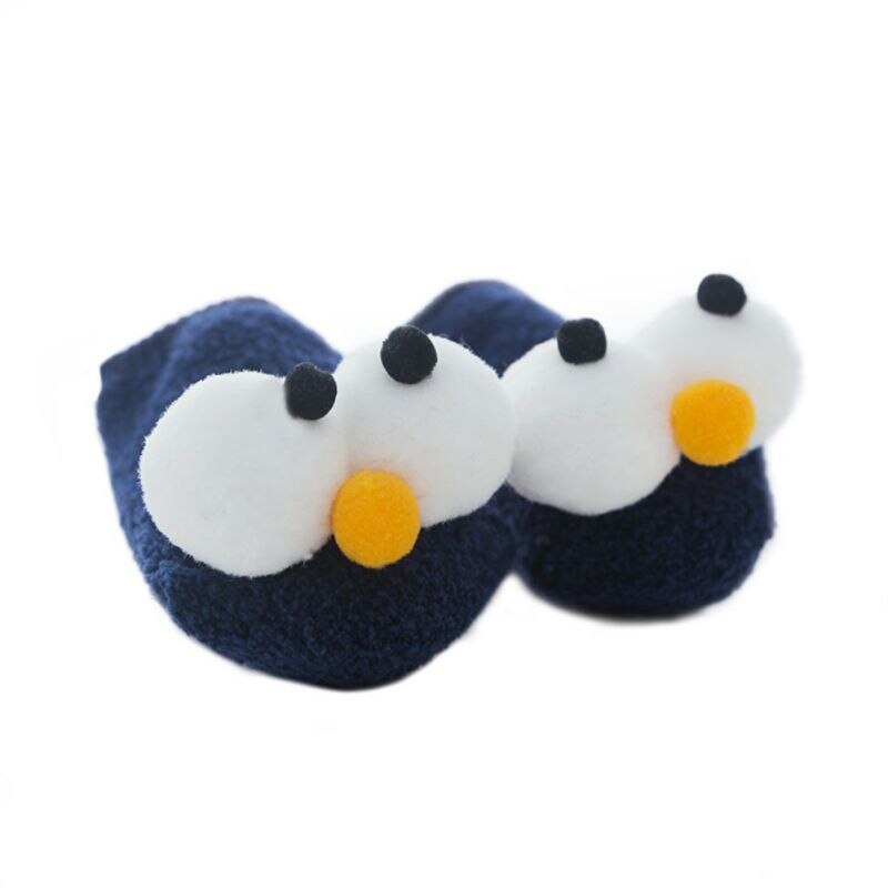 Cotton Baby Socks Baby Cartoon Floor Infant Socks Big Eye Kids Toddlers Spring Autumn Anti Slip Floor Sock 0-3Y: F / 1-3T