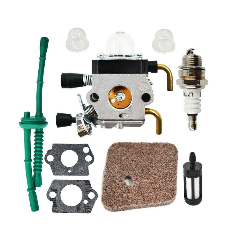 Glenparts Carburetor For Stihl FS55R FS55RC FS55EZ FS74 FS75 FS76 FS80 FC55 HL45 HS45 KM55