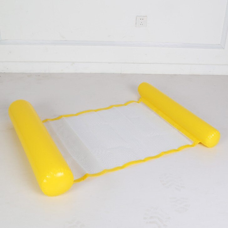 Amaca galleggiante galleggiante lettino galleggiante giocattoli galleggianti gonfiabile letto galleggiante sedia piscina pieghevole amaca gonfiabile letto: Yellow Style C