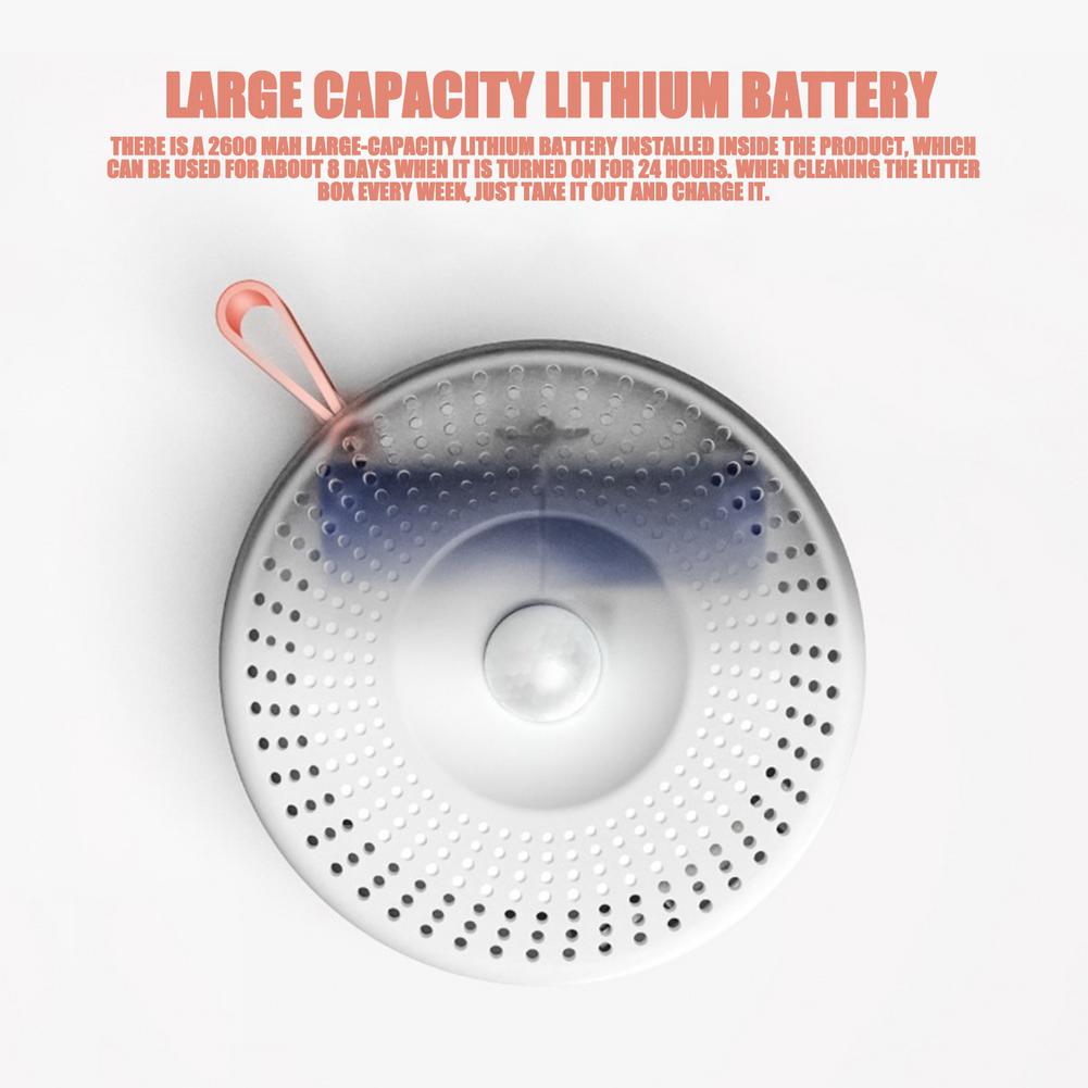 Automatic Switch Cat Litter Deodorizer Pet Litter Unscented Box Odor Eliminator Eliminator For Litter Box Pet Room Shoe Box