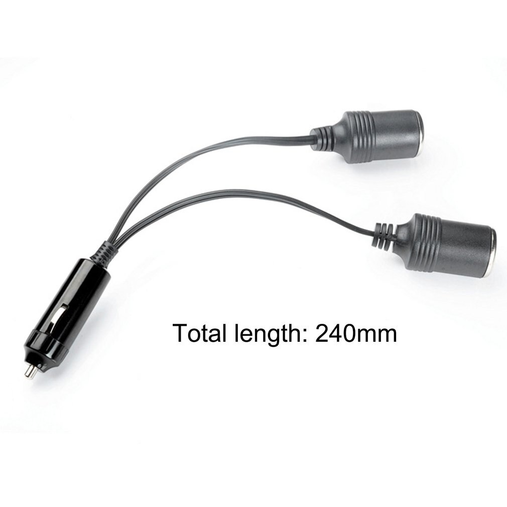 Dual Port Car Cigarette Lighter 12V-24V Power Charger Adapter Socket Splitter Female Socket Bakelite Plug Connector Adapter