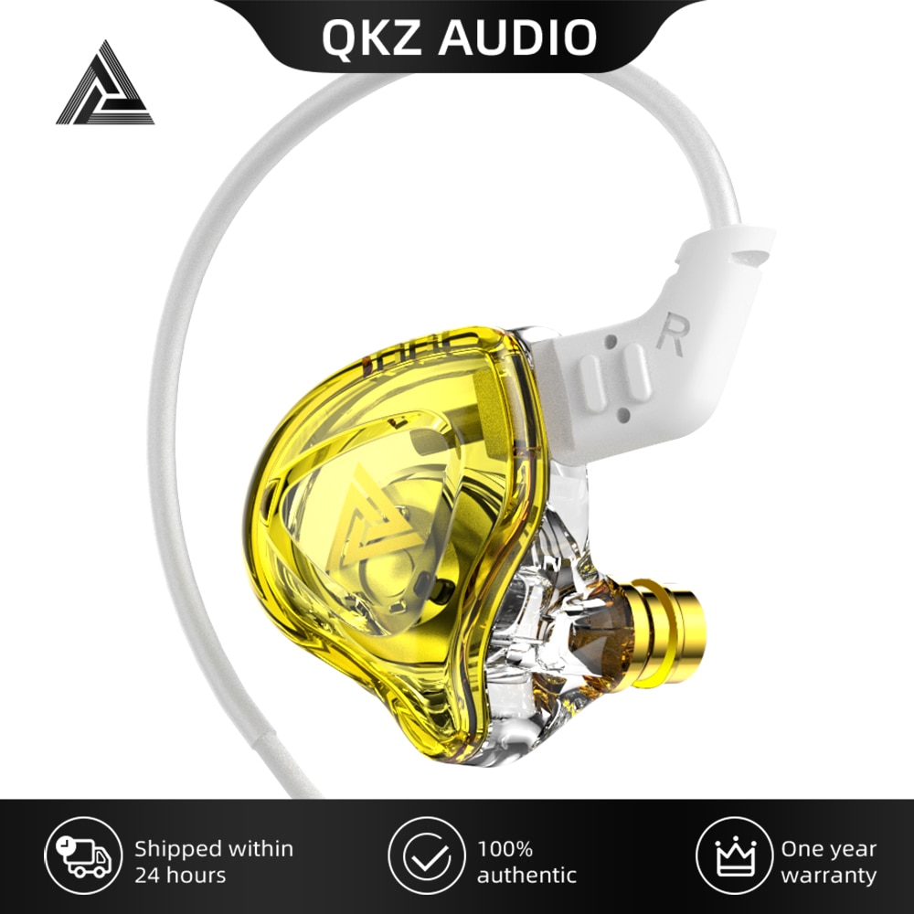QKZ AK6 DMX In Ear Earphones HIFI Bass Earbuds Headphones Game Sport Monitor Noice Cancelling Common Headset EDS EDX ZST MT1