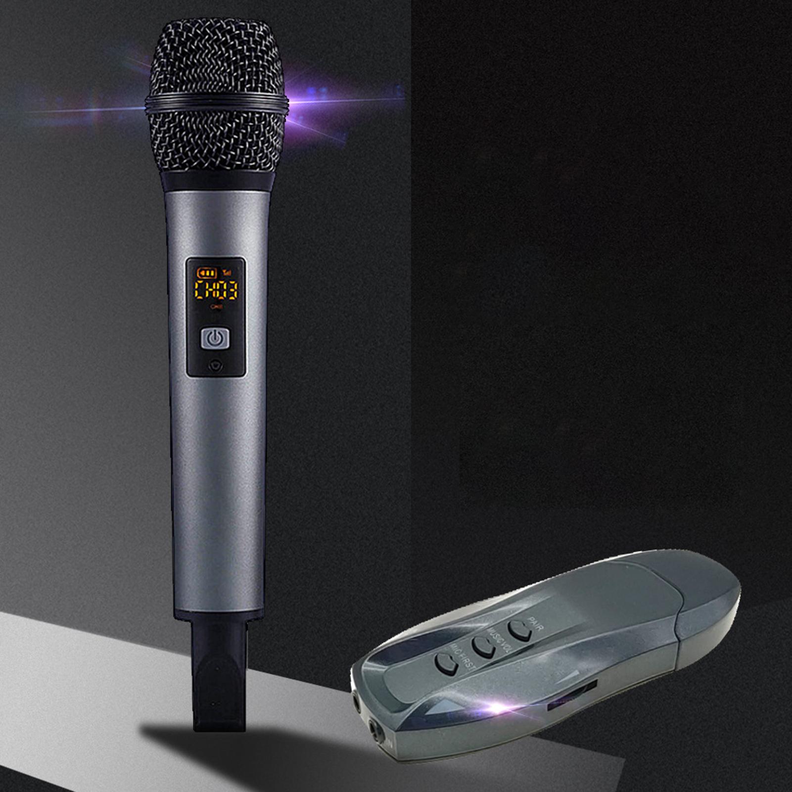 Portable USB Wireless Microphones Kit Home Bar Karaoke KTV Wireless Bluetooth Microphone Condenser Dynamic Handheld Microphone