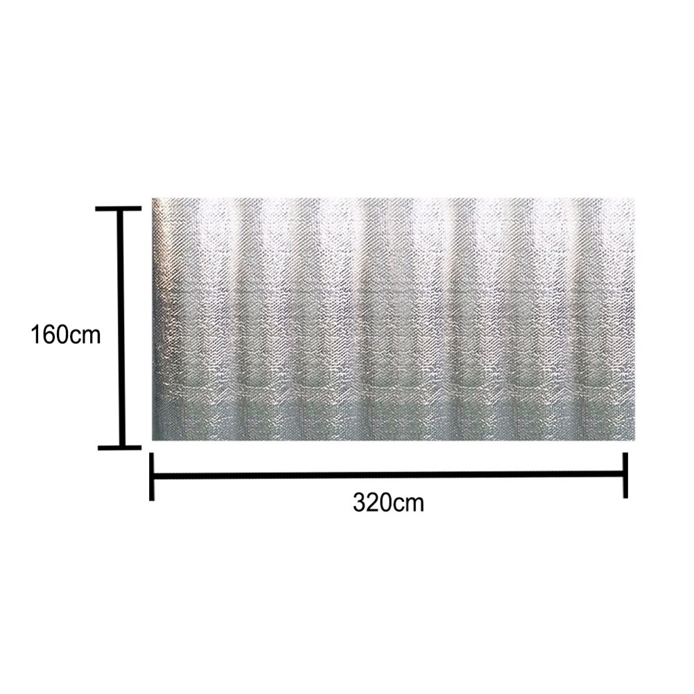 Silver Square Shape Durable Rectangular Pool Cover Retaining Solar Swimming Pool Film insulation film Pool Accessories FP8: 160X320cm