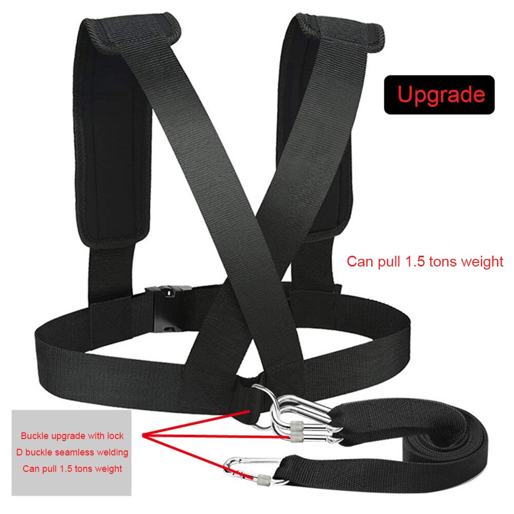 Men Women Multifunction Workout Team Sports Sled Football Equipment Speed Harness Trainer Fitness Agility Improve Tire Pulling