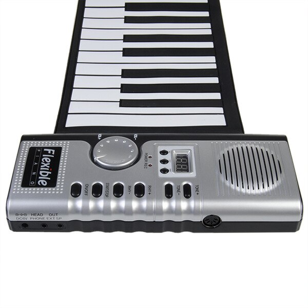 61 Key Piano Hand Roll Electronic Keyboard Portable Electronic Piano Adult Edition MIDI Keyboard Charging