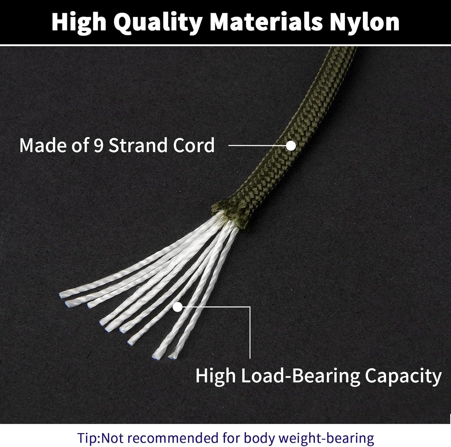 650lb Paracord/Parachute Cord 9 Strand Paracord Rope 30/50/100m Spools of Parachute Cord Type III Paracord for Camping Survival