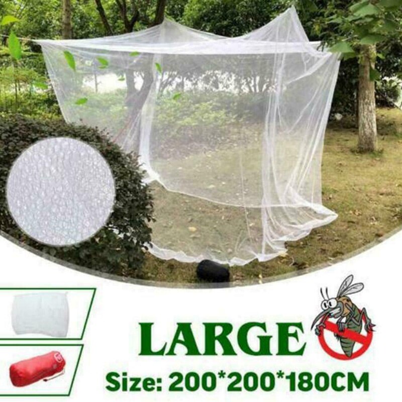 Large White Camping Mosquito Net Indoor Outdoor Insect Storage Tent