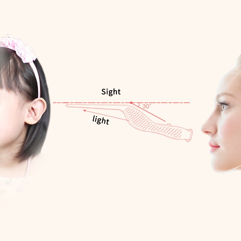 Ørevoksfjerner barnas lette øreskje øre rengjøringe visuelt øreplukkverktøy 3 pc