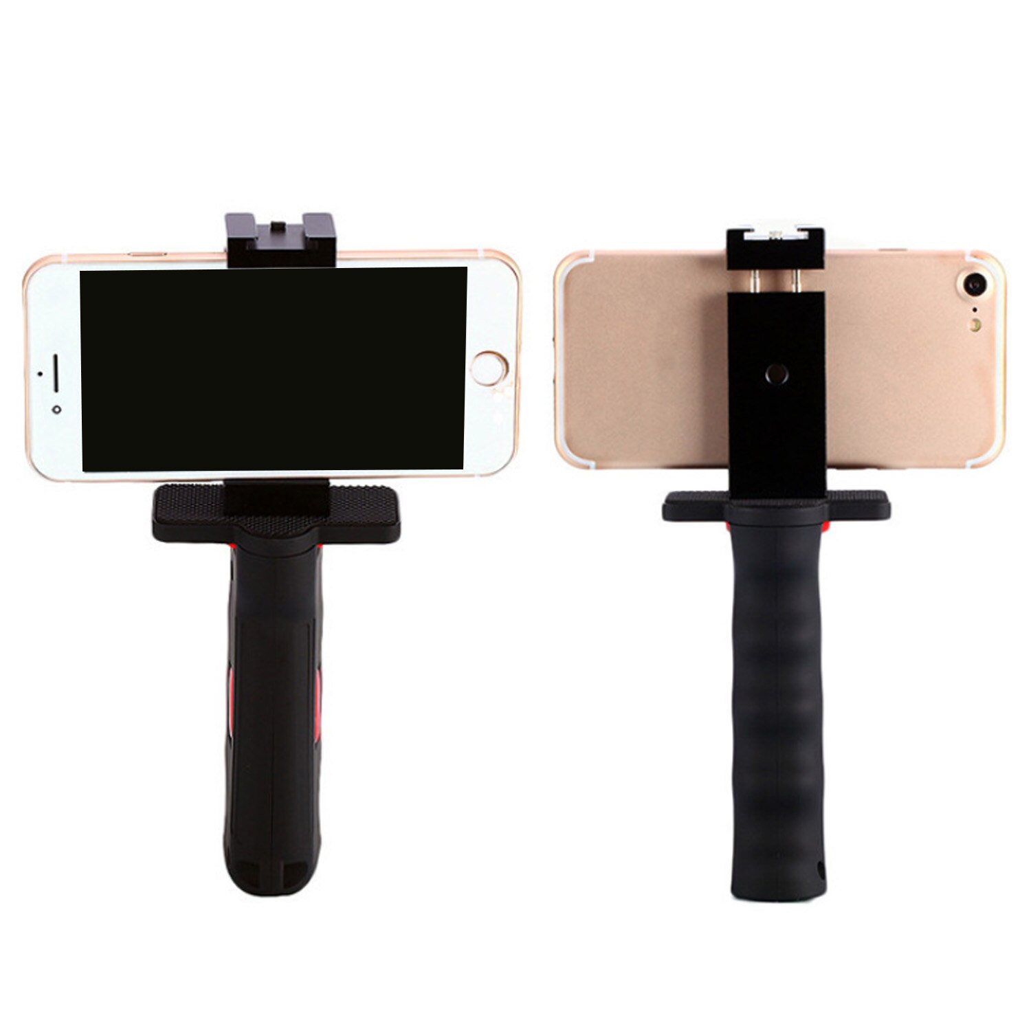 SUNNYLIFE Portable Handheld Gimbal Tripod Camera Stabilizers Bracket Hand Grip with Phone Holder for Action Camera Smartphone