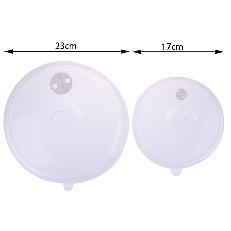 1pcs Plastic Microwave Food Cover Clear Lid Safe Vent Kitchen Tools Home Accessories Food-grade PP Plastic