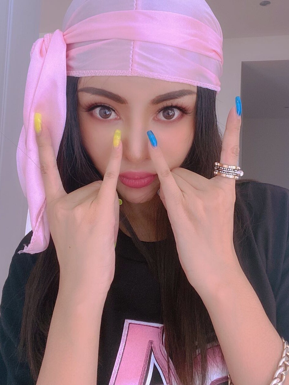 Durag Hiphop Schal Kopf Schals die Seide Schal Super Stoff für Männer und Frauen: Rosa
