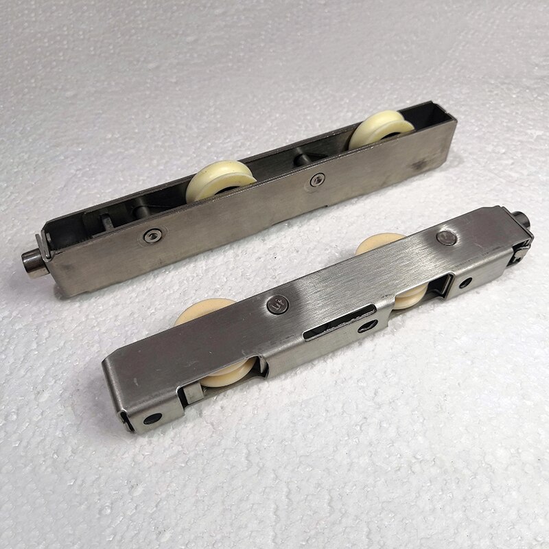 15*20mm Sliding Door Plastic Steel Window Pulley Aluminum Alloy Roller Muted Nylon Wheel Household Hardware Part