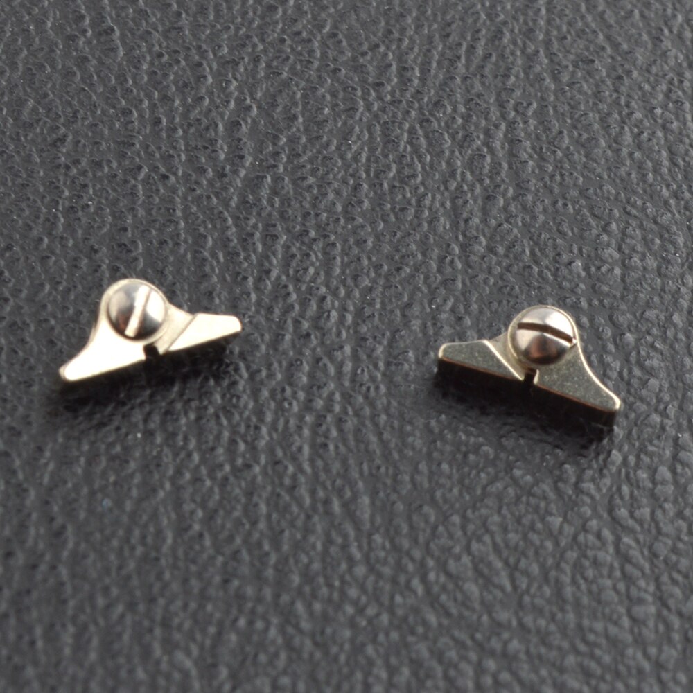 1 paire charnière de lunettes haute Nickel 1.6mm de large forte charnière de soudure de lunettes pour la réparation de cadre optique