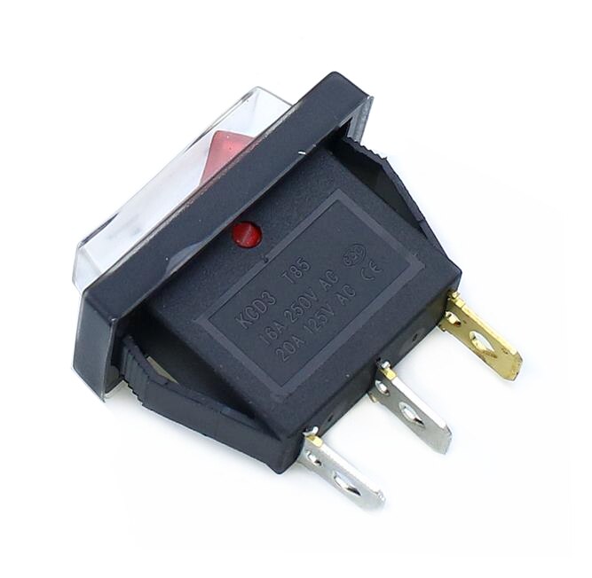 Kcd3-interruor rocker elétrico 15a, 20a, 125v, 2... - Vicedeal