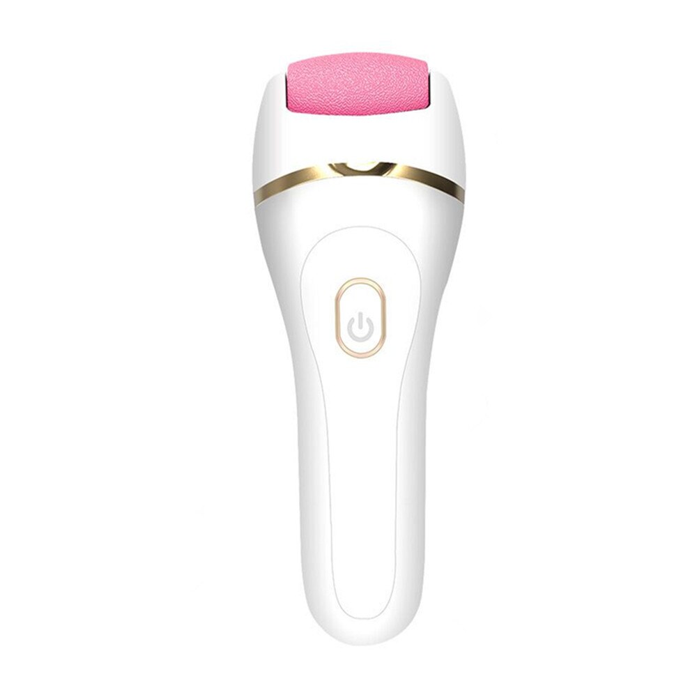 Ponceuse électrique pour les pieds, outil de soin des pieds, lime pour enlever les callosités du talon, lisse la peau comme du velours: Pink