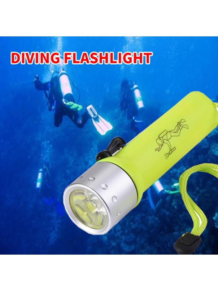 Linterna subacuática LED resistente al agua para buceo