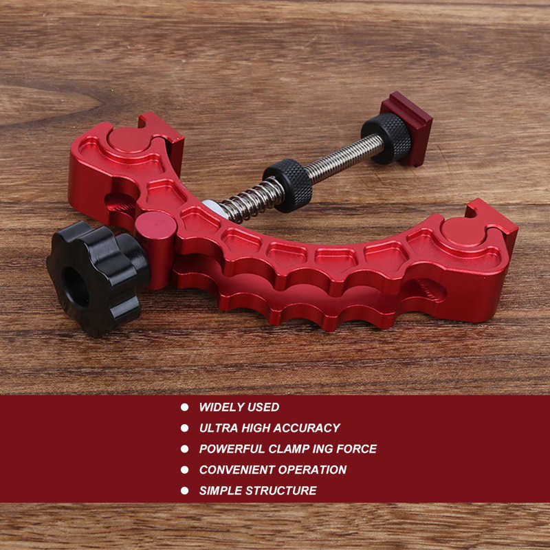 T‑Track Clamp Fixed Plate Aluminum Alloy For Woodworking