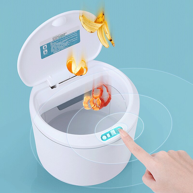3/5L Smart Trash Cans Intelligent Desktop Waste Bin Automatic Touchless Trash Bin Infrared Motion Sensor Garbage Bucket Dustbin
