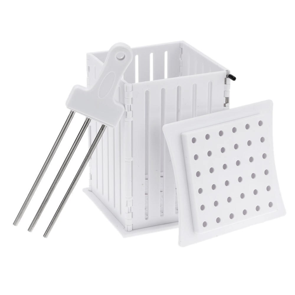 BBQ Barbecue Kebab Maker Box with Stainless Steel Skewers Brochette Meat Beef Skewer Wearing Making Machine Accessories