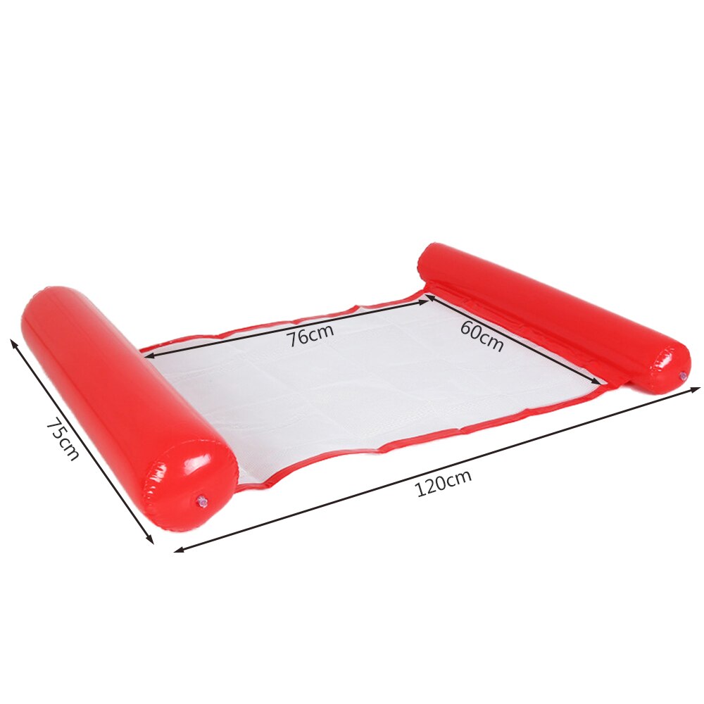 Floating Water Hammock Float Lounger Floating Toys Inflatable Floating Bed Chair Swimming Pool Foldable Inflatable Hammock Bed