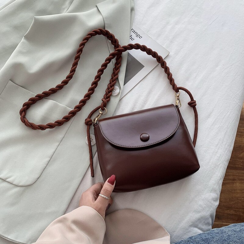 Strukturierte Mini Tasche Neue Schulter/Crossbody-tasche frauen Alle-Spiel Kleinen Platz Tasche YUBAI: Burgund