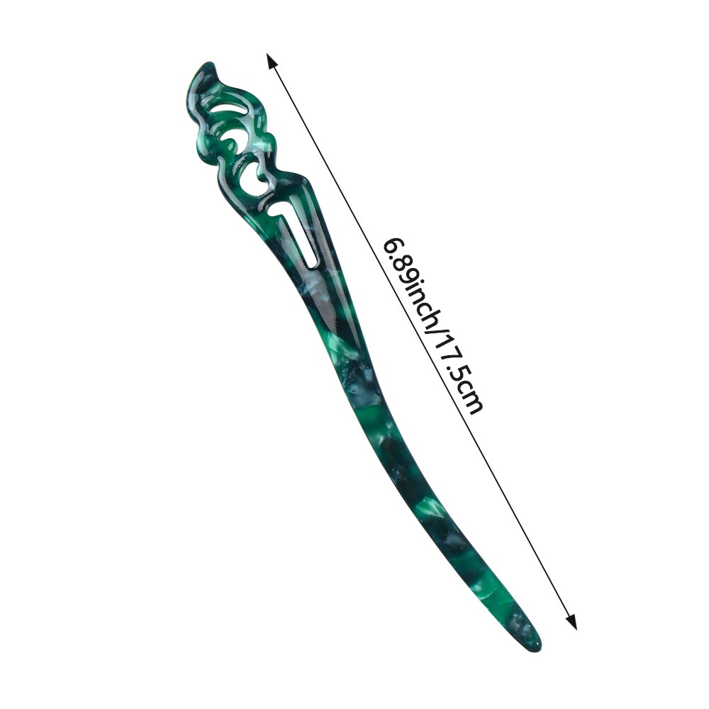 1PC Hair Sticks Retro Simplicity Acetate Hair Pin Women Girls Hair Clip Hair Styling Tools Hair Accessories