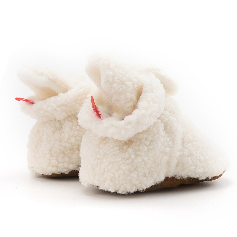 -né enfant en bas âge corail polaire bottes hiver premiers marcheurs bébé filles garçons chaussures semelle souple fourrure neige chaussons pour 0-18M