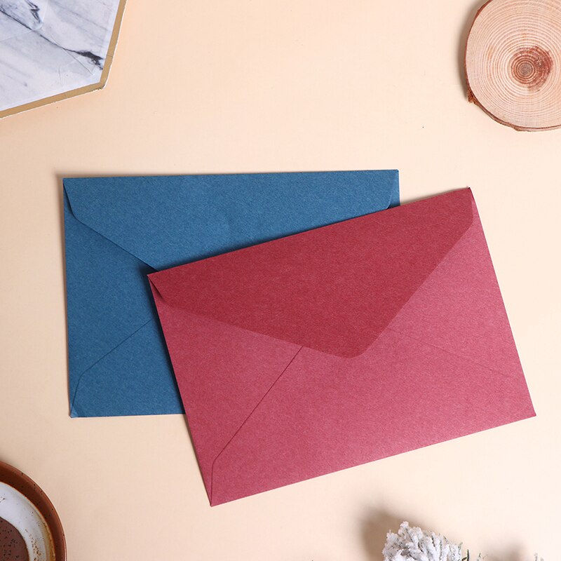 de 10 unidades/lote de sobres triangulares de estilo occidental Vintage, color bronce, delicados, en blanco