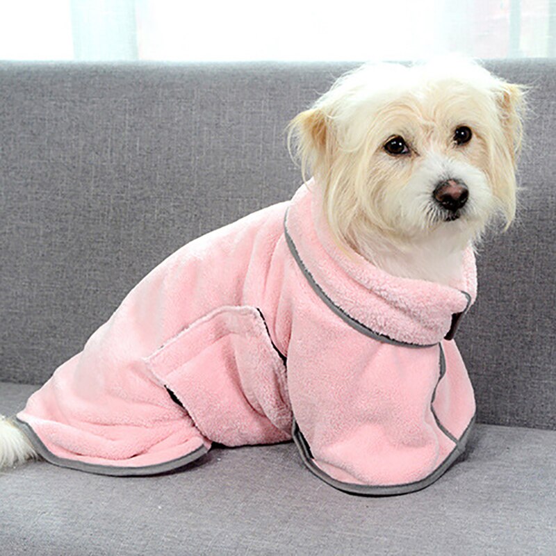 Haustier Hund Handtuch Bademantel Super Saugfähigen Hund Handtuch Haustier Trocken Schnell Handtuch Golden Retriever Teddy Allgemeine Hunde Katzen Pet Trocknen handtuch: Pink / M