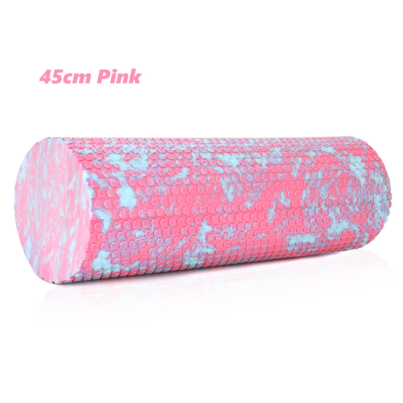 Trigger Point Iridescent Cloud Yoga Foam Roller Pilates Block High-density Floating Roller GYM Fitness Body Massage Roller: Blue