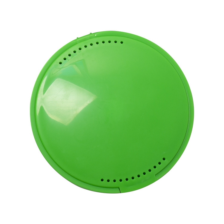 2pcs Retainer Case with Mirror Retainer Container Partial Denture Storage Box: 2PCS-green