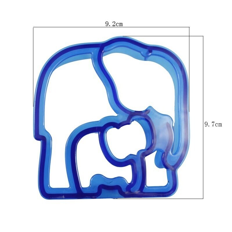 Cortador de pan con forma de dinosaurio y mariposa, molde DIY para tostadas de pasteles, herramienta para sándwich con forma de Animal, 1 ud.: 02