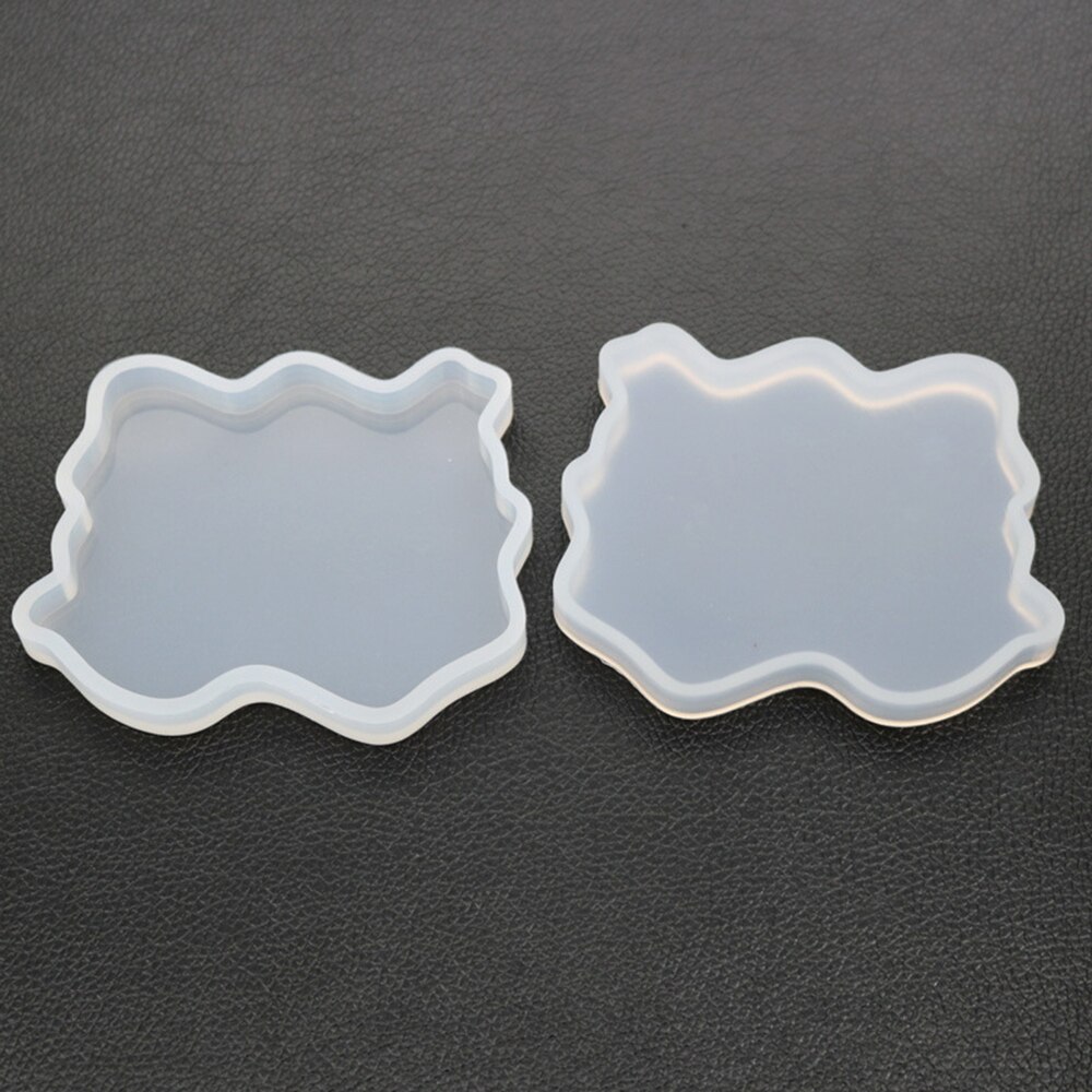 Tee itse silikoni läpinäkyvä kristalli epoksiliima muotti tuhkakuppi lasin joustava valmistus savihartsi korujen valmistustyökalut