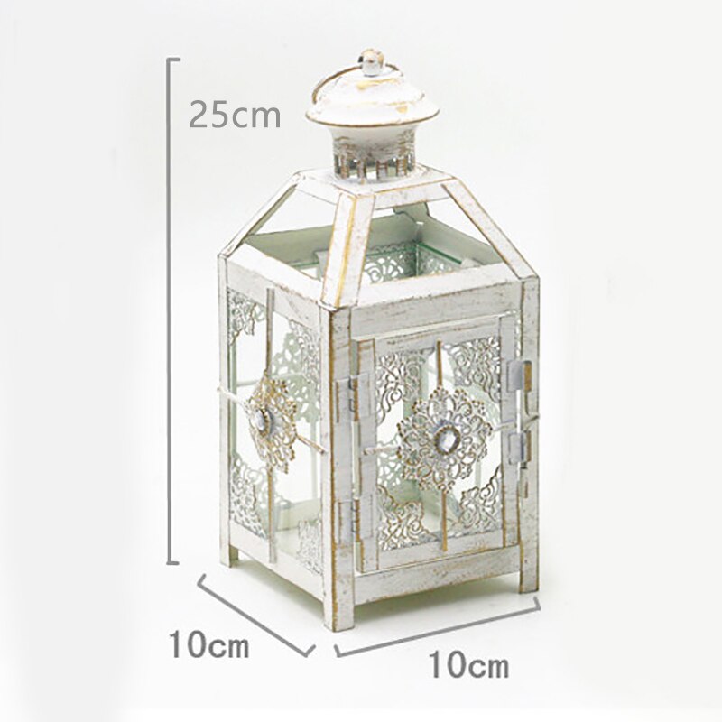 Linterna decorativa vela linterna de Metal Estilo Vintage linterna colgante para fiestas de bodas interior al aire libre