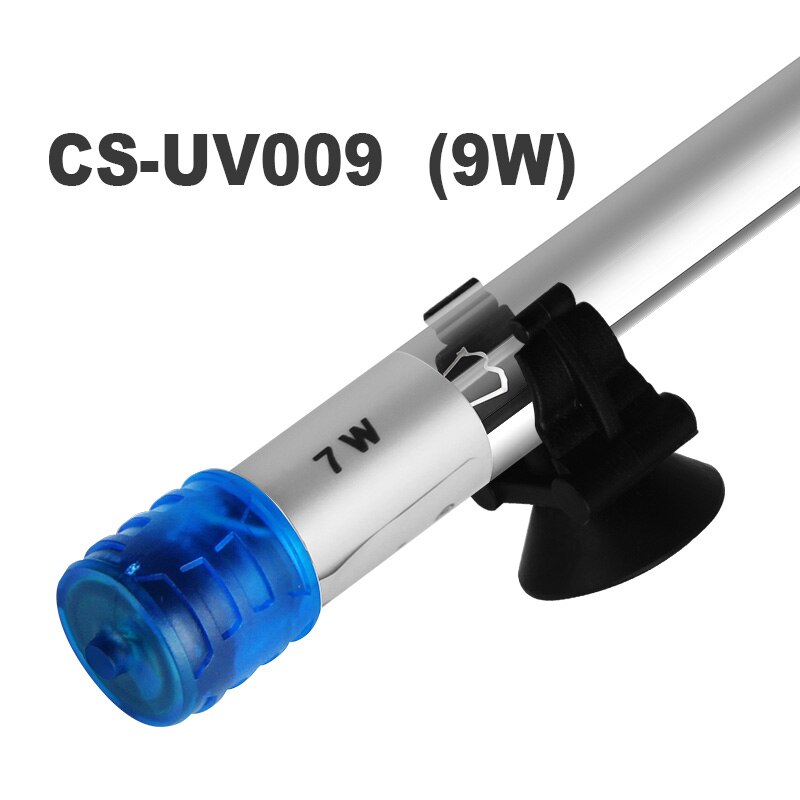 Aquarium UV Sterilizer Submersible UV Light Sterilizer For remove the green algae microorganism in Fish tank of Fish pond: CS-UV9W