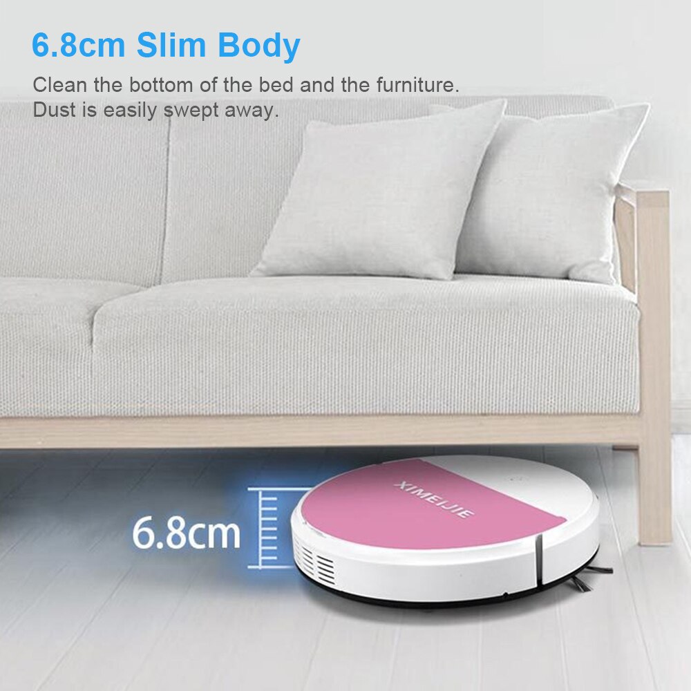 Robot Cleaner Vacuum Cleaning Automatic Home Dry Wet Floor Smart Sweeper Rechargeable Sweeping Mopping Sweeping Suction Tool