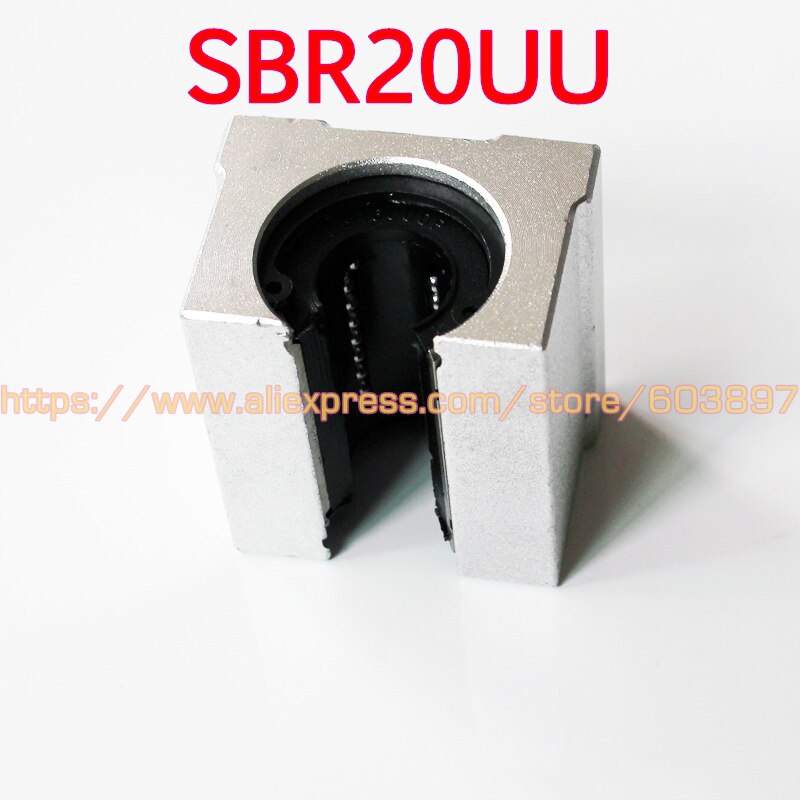 CNCMANS Linearführung 4 Stücke SBR20-200mm Führungsschiene und 8 Stücke