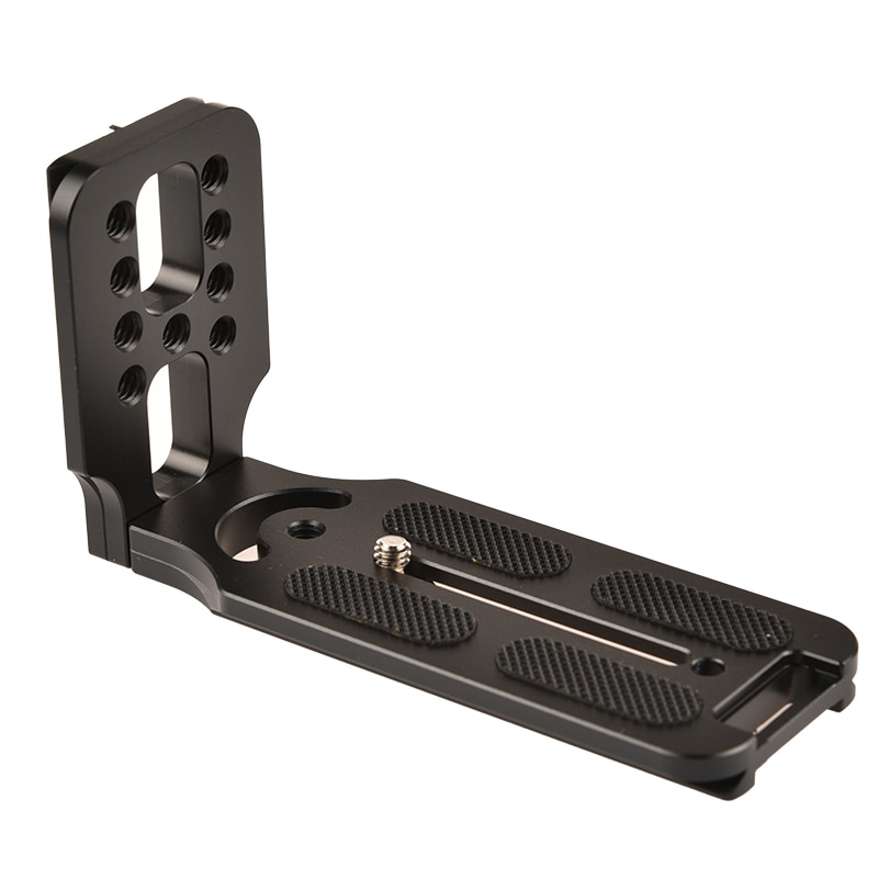 VLOGMAGIC-placa Universal de liberación rápida con forma de soporte en L y doble cola de milano tipo Arca para cámaras DSLR sin espejo