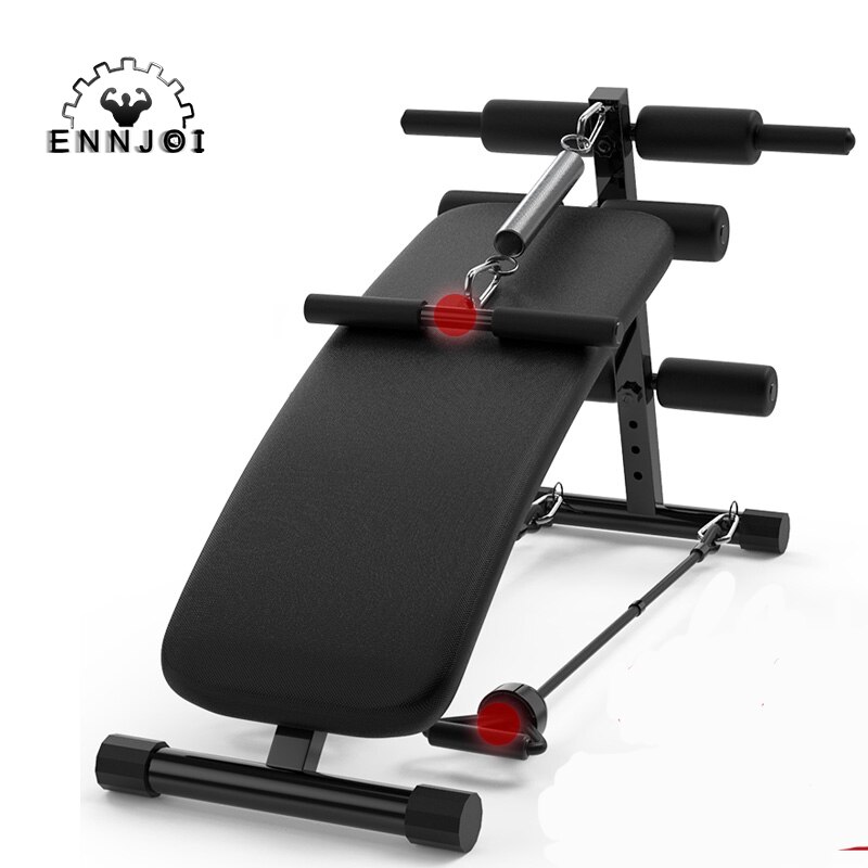 Indendørs foldbar sit-up bænk maskine justerbar push-up bænke abdominal muskel træner bord gym fitness udstyr: Type 4