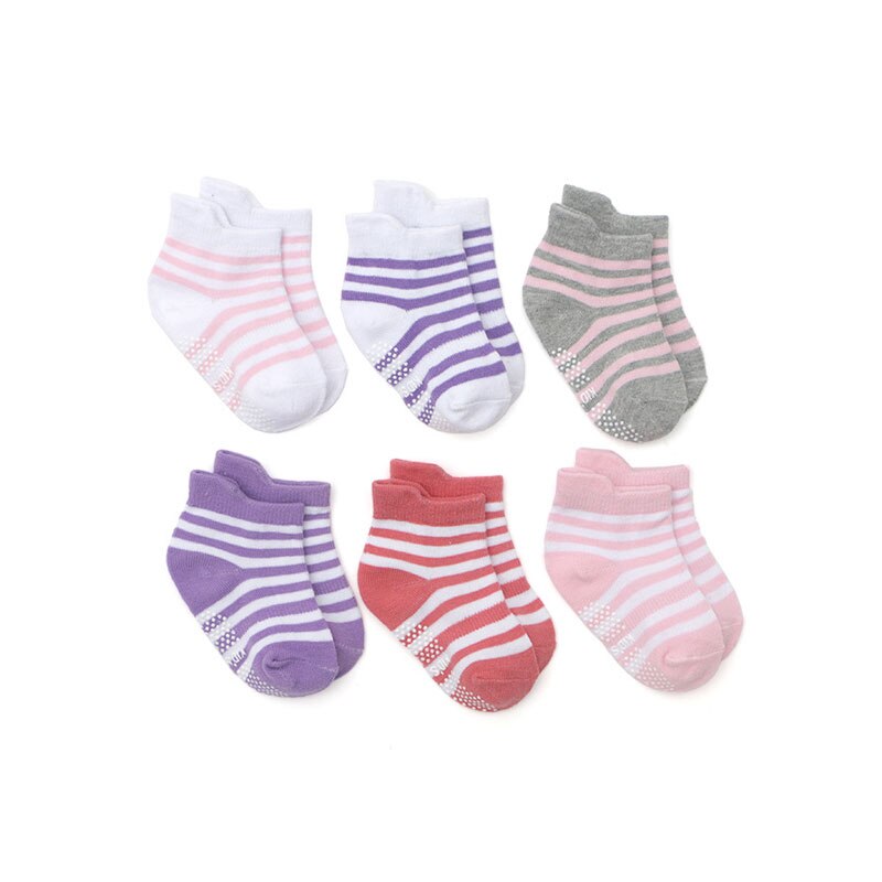 Kid 'S Sokken Lente En Zomer Kinderen Sokken Baby Sokken Jongens Meisjes Puur Katoen Boot Sokken Kid 'S Sokken: girls stripe / 3-5 years