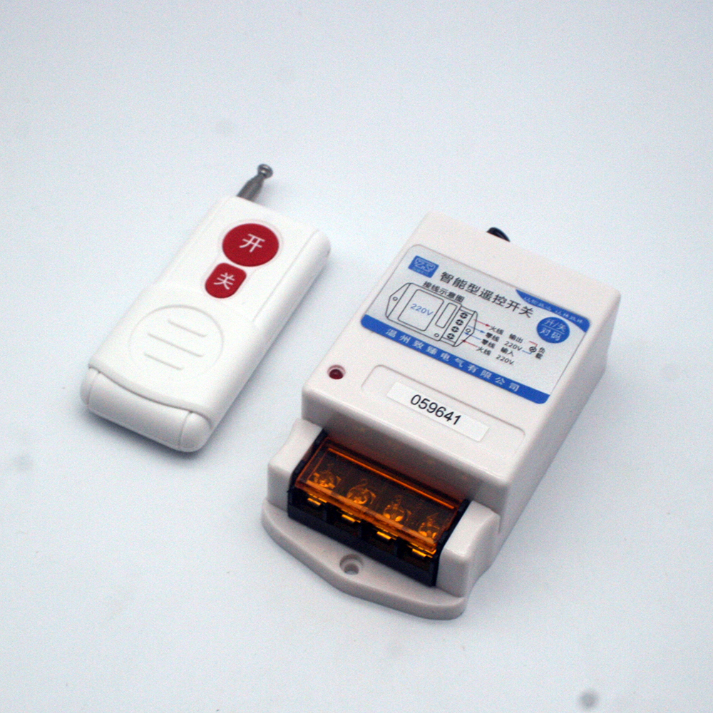 Bez baterii przemysłowy bezprzewodowy pilot zdalnego sterowania oświetlenie silnika pompy jednofazowy trójfazowy 220 / 380V o dużej mocy: 500M nie bateria / AC380V