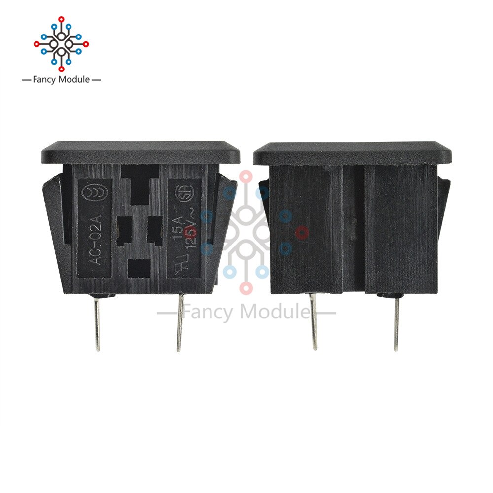 1 Piece US Plug Panel Mount US Outlet Power Socket 2 Terminal Adapter AC 125V 15A