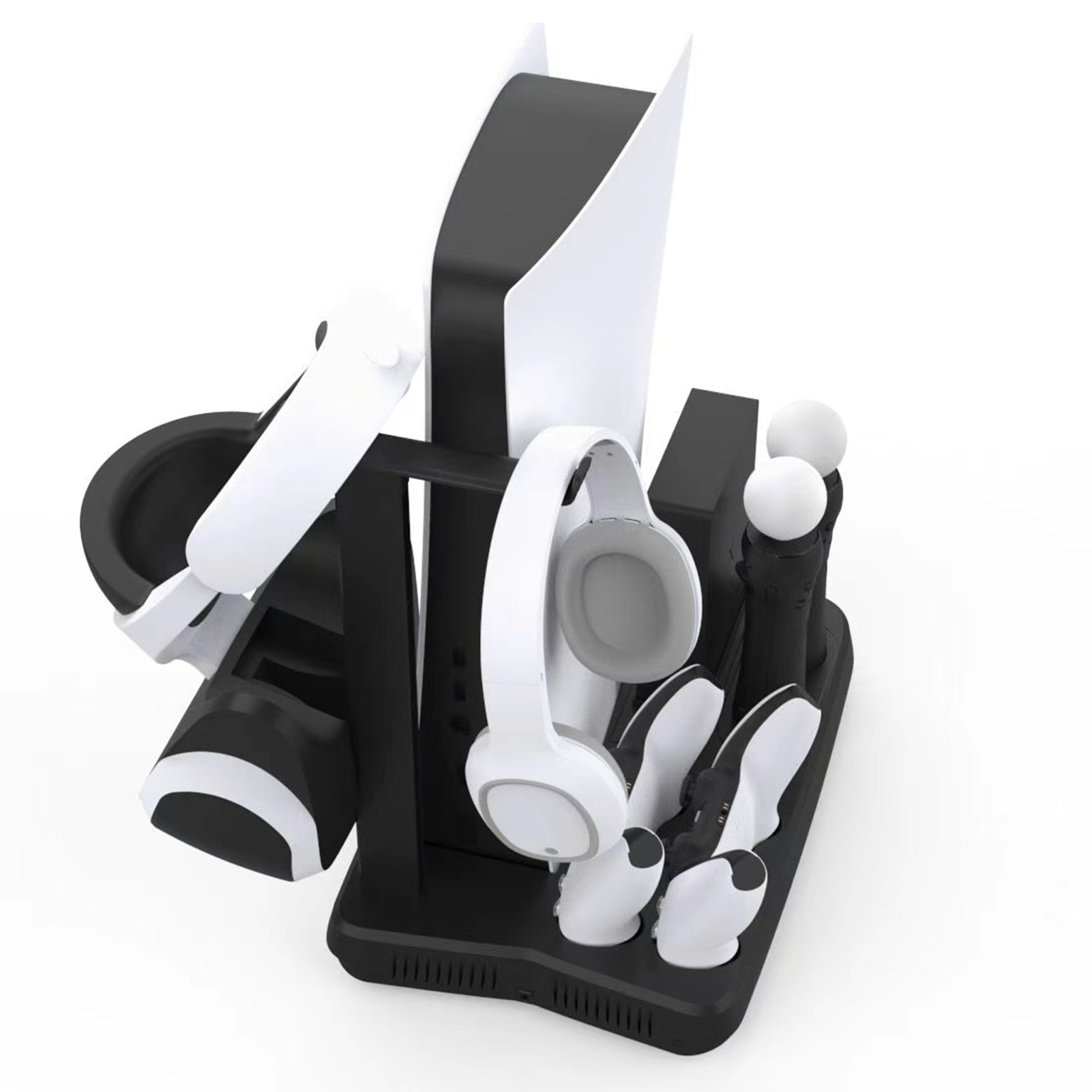 Lade display display spillkonsoll lader base for  ps5/ ps vr/ move motion adapter multifunksjonell hovedmotor kjølebase