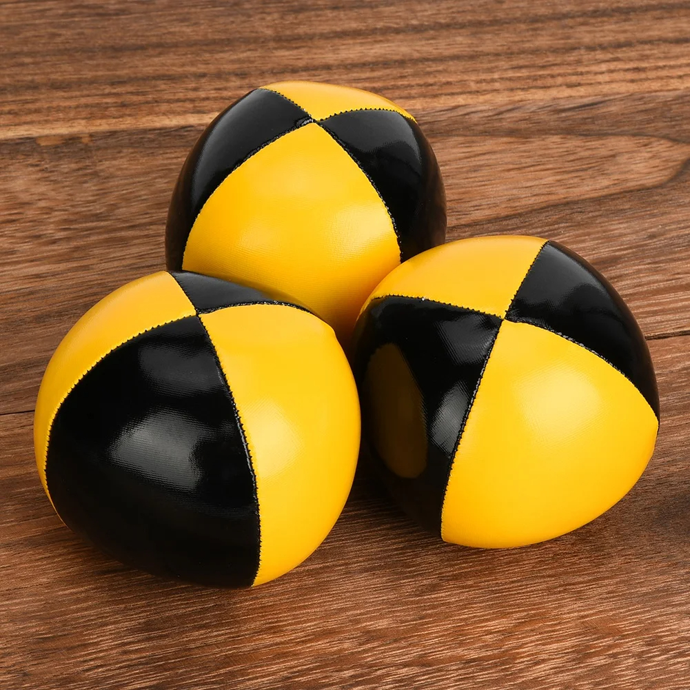 Children‘S Outdoor Sport Ball 3Pcs Juggling Balls Set Circus Balls With 4 Panel for Kids and Adults Outdoor Sport Toys