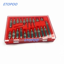 Dial Indicator 0-10mm Lug Back Test Gauge 22Pcs M2.5 Thread Tip For Dial &amp; Test Indicators Steel Dial Indicator Point Set