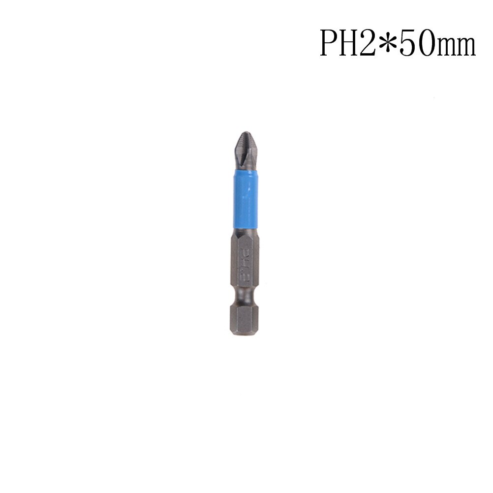 Alloy Steel PH2 Anti Slip Electric Screwdriver Bit Set Bits Hex Shank 25mm 50mm 65mm 70mm 90mm 127mm 150mm: 50mm