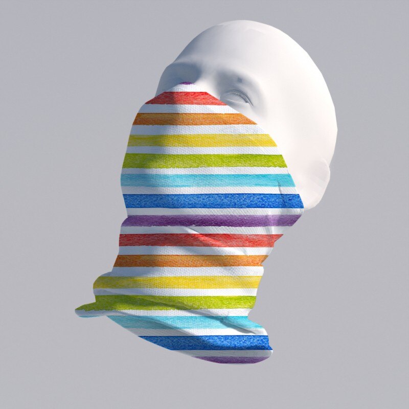 Pañuelo para la cabeza con estampado colorido para mujer, Bandana de compresión a prueba de viento para exteriores, pañuelos suaves mágicos multifuncionales de de verano
