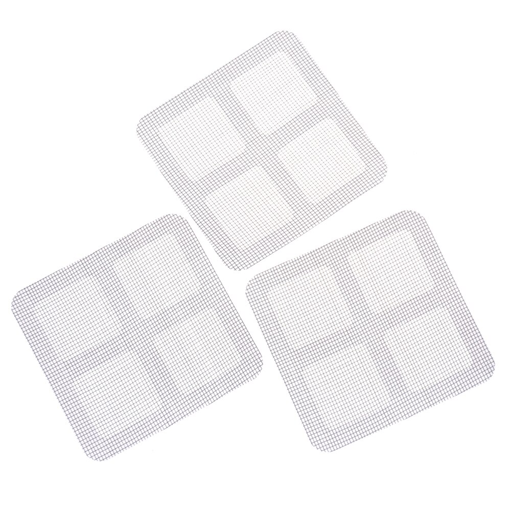 Parches de malla antimosquitos para el hogar, parches de reparación de pantalla, 3 piezas, ,