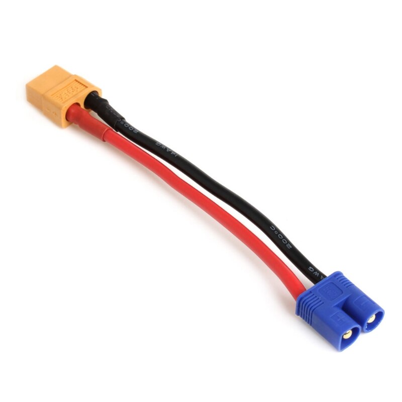 For RC Lipo Battery EC2 Male Banana Connector To XT60 Plug Female Wire Adapter
